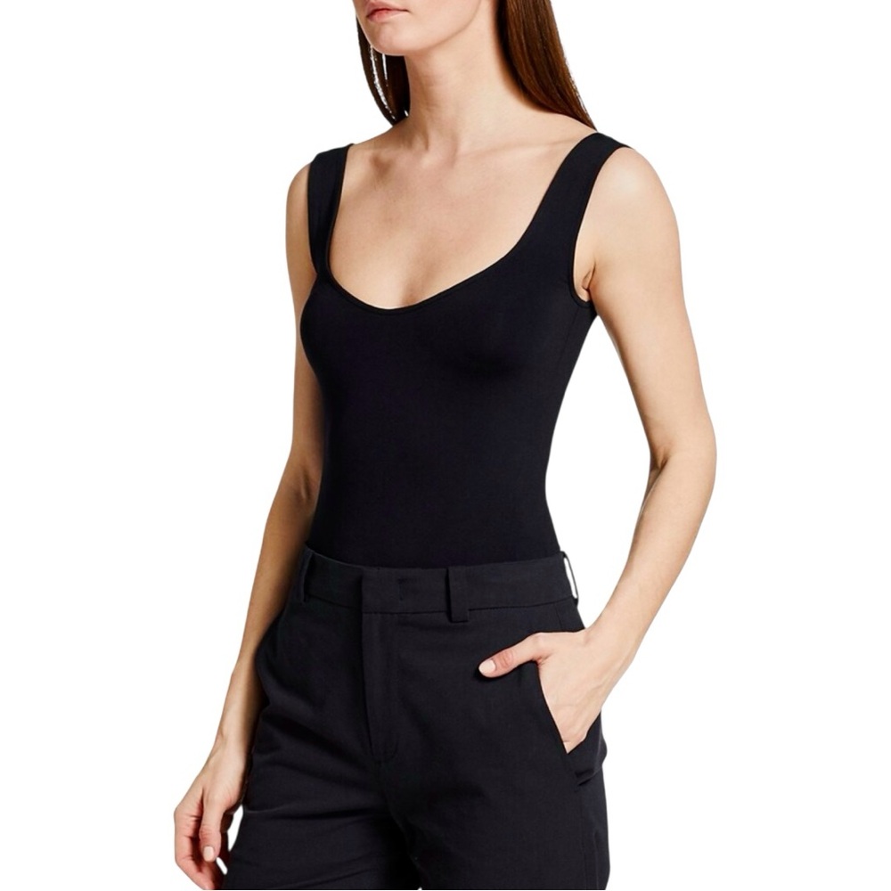 Vince Sweetheart Neck Bodysuit NWT